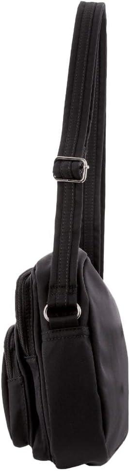 Pierre Cardin Anti - Theft Cross Body Bag Black - 27x11x20 cm