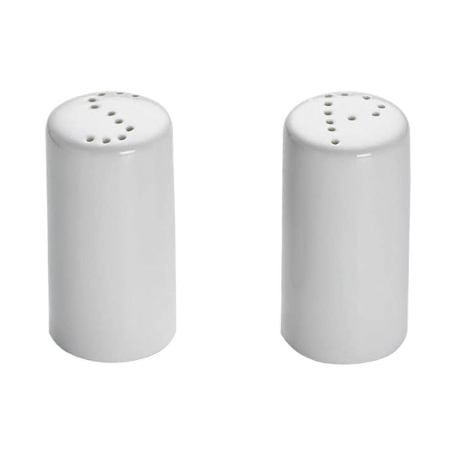 Maxwell & Williams White Basics Cylindrical Salt & Pepper