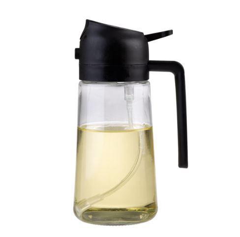 Appetito Dual Function Oil Sprayer & Pourer - Black