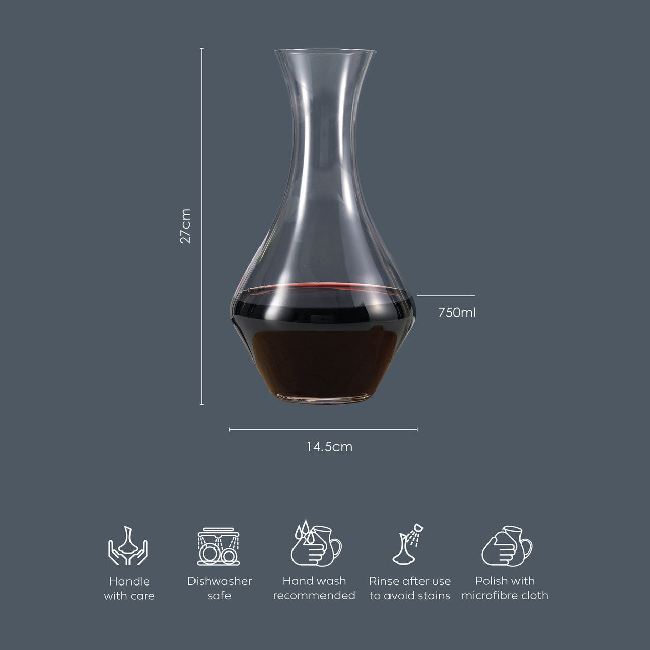 Wilkie Brothers Argyle Decanter - 1200ml