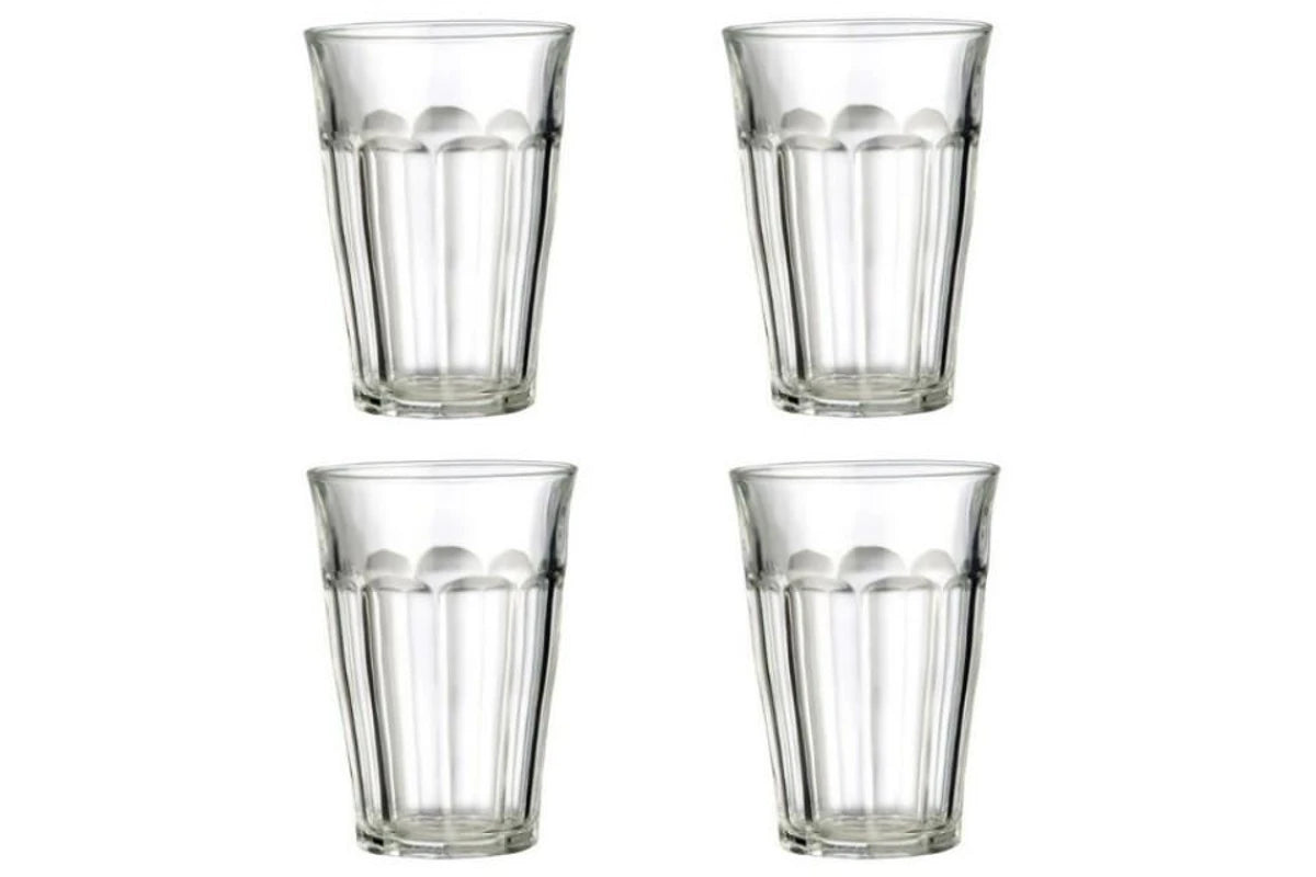 Duralex Picardie Clear Highball Tumbler 360ml - Set of 4 (Made in France)