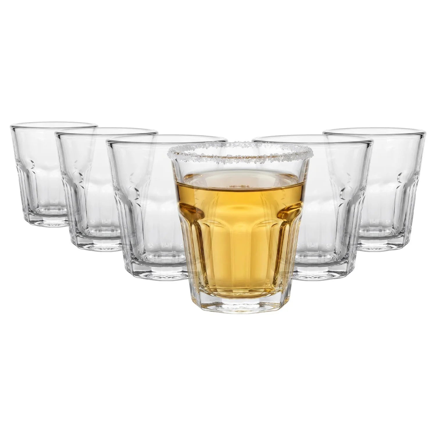 Panelled Shot Glasses 55ml - Pack of 6