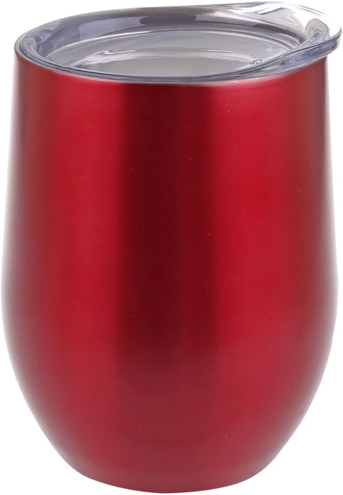 Oasis Stainless Steel Double Wall Insulated Wine Tumbler 330ml - Ruby