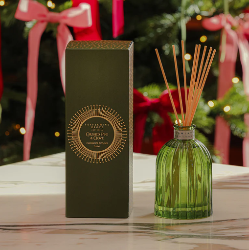 Peppermint Grove Australia Large Diffuser 350ml - Crushed Pine & Clove