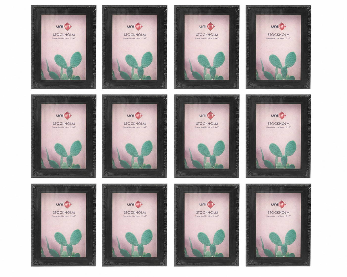 Stockholm Frame 13 x 18cm Black - Pack of 12