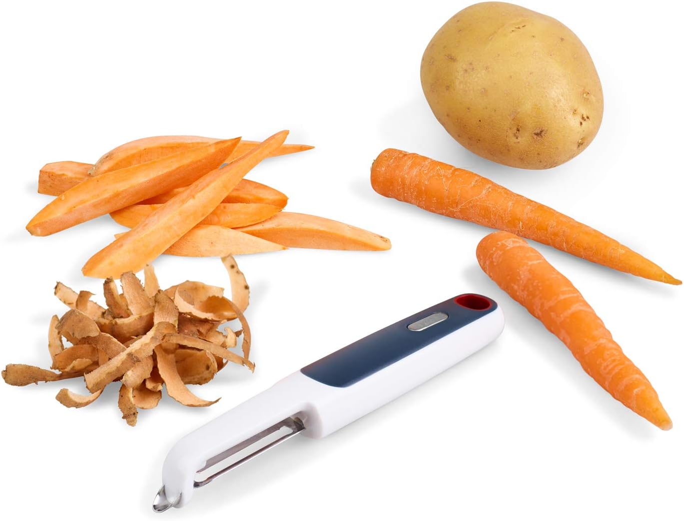 Zyliss Smooth Glide Swivel Peeler - Grey