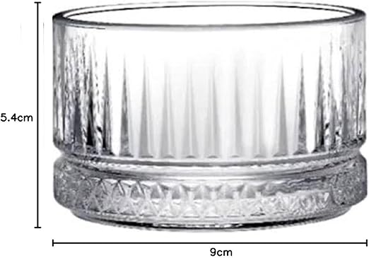 Pasabahce Elysia Glass Serving Bowl Set of 4 Clear Glass Bowls - 235ml