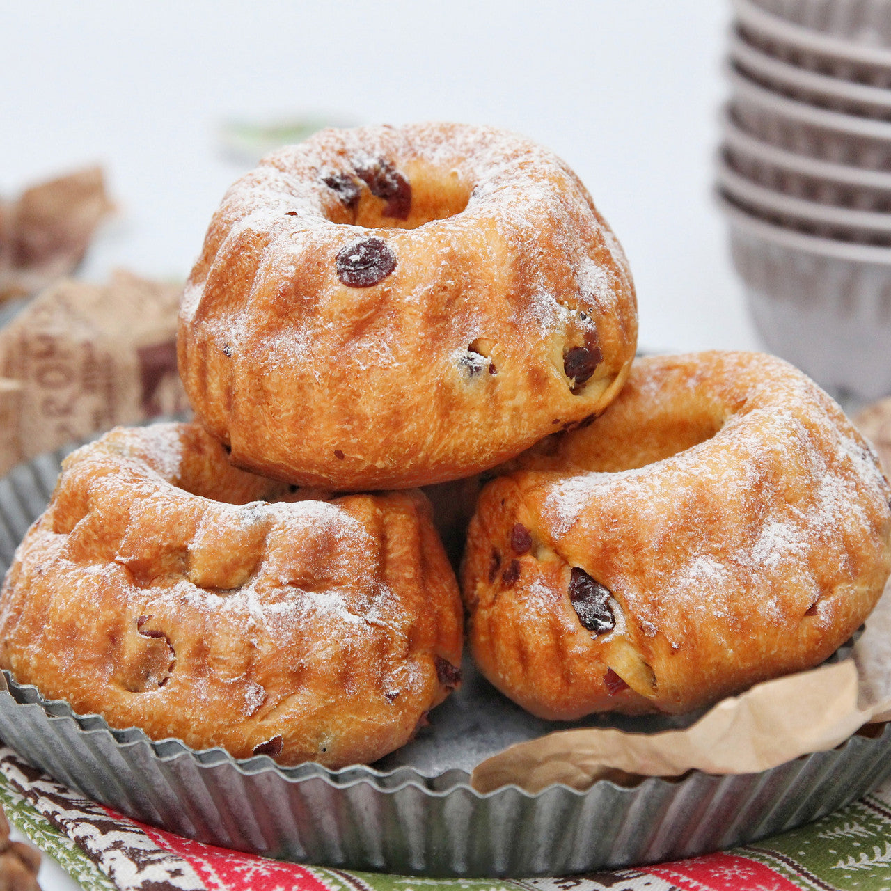 ChefMade Mini Kugelholpf Cake Pan 11cm - Set of 4