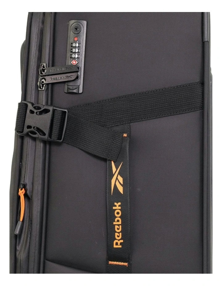 Reebok Soft Shell Suitcase Large - Black - Expandable