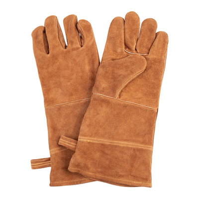 Urban Grill Leather BBQ Gloves 38cm - Tan