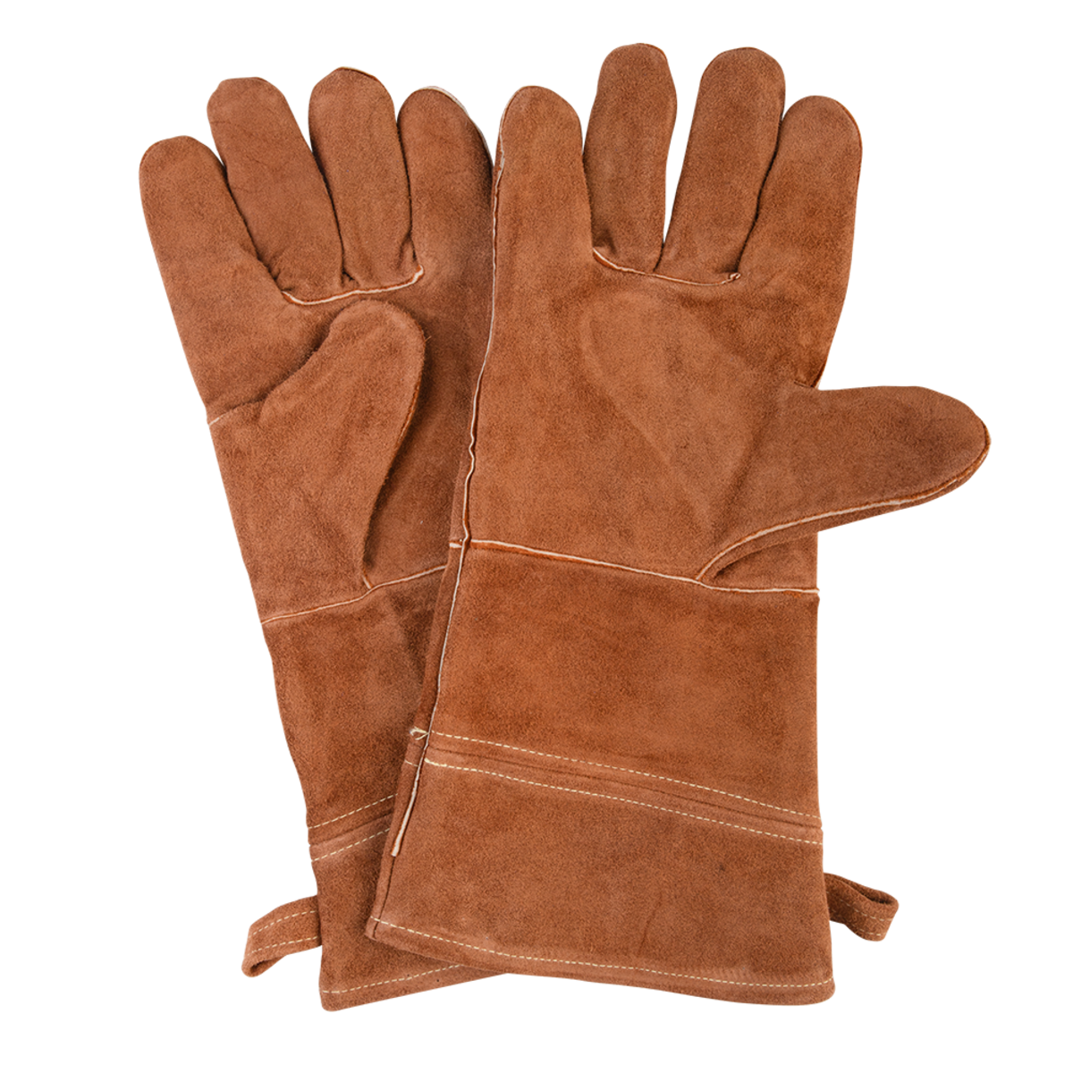 Urban Grill Leather BBQ Gloves 38cm - Tan