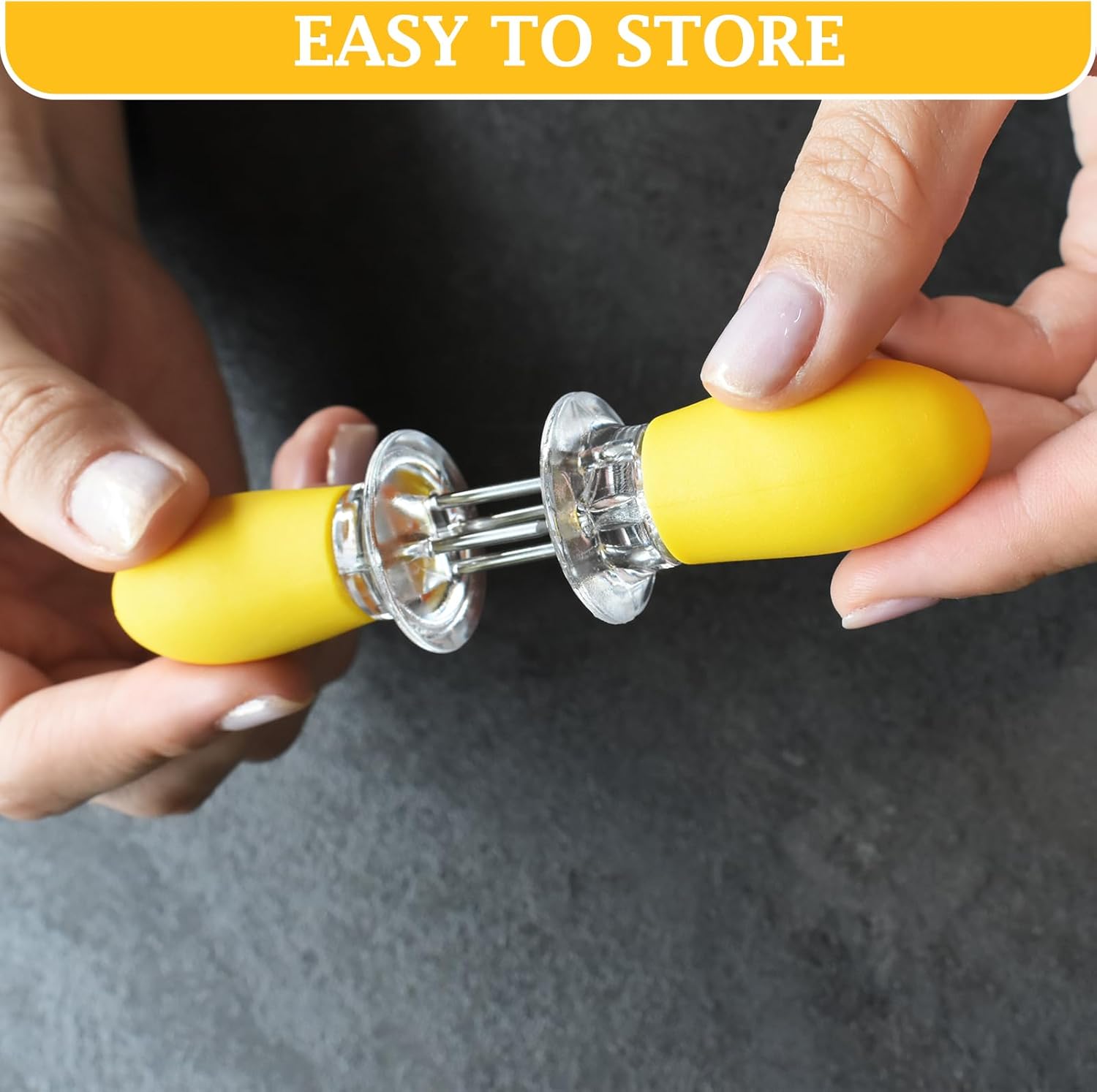 Cuisena Interlocking Corn Holder Set of 4