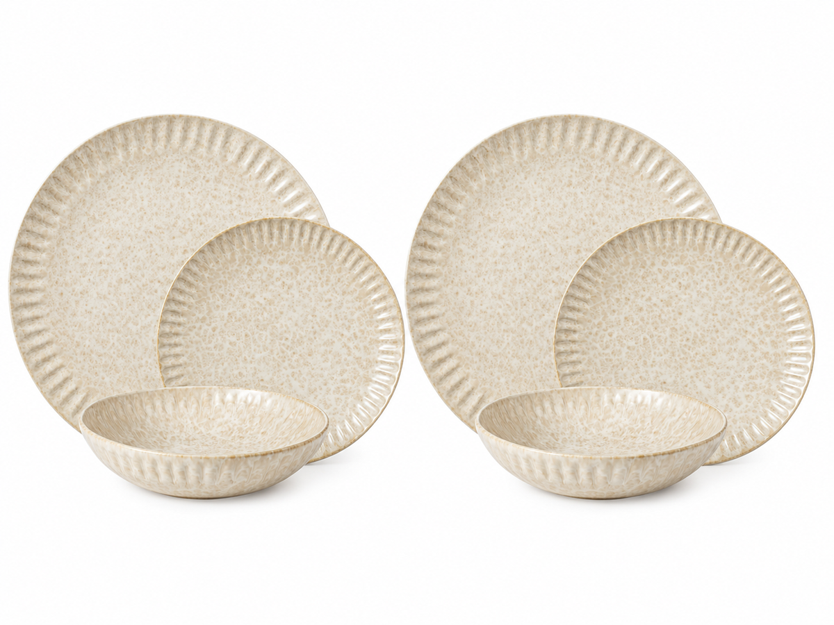 2x Casa Domani IL Mare Coupe Dinner Set 12pc Gift Boxed