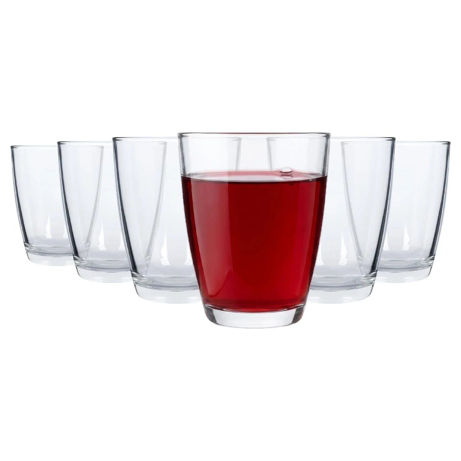 Conical Glass Tumblers 380ml - Pack of 6