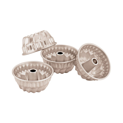 ChefMade Mini Kugelholpf Cake Pan 11cm - Set of 4
