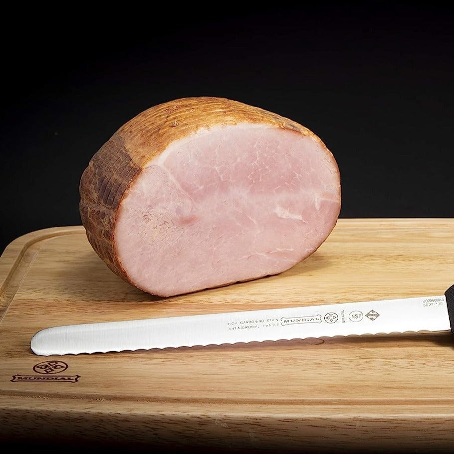 Mundial Serrated Slicing Knife 26cm 5127.E10 - Black Handle