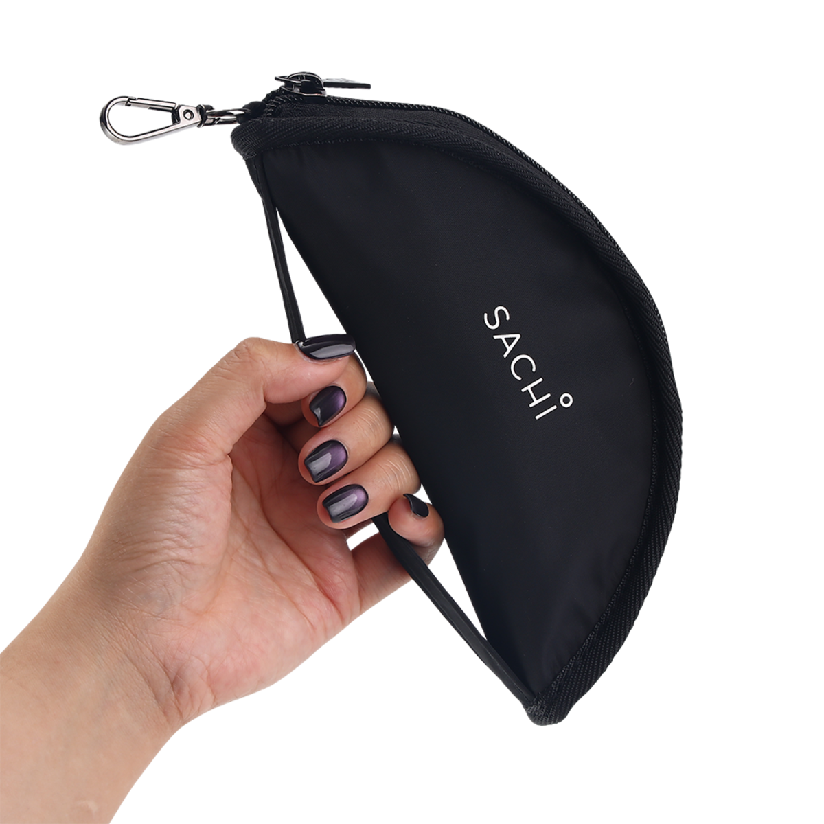 Sachi Pupbowl Portable Folding Dog Bowl - Black