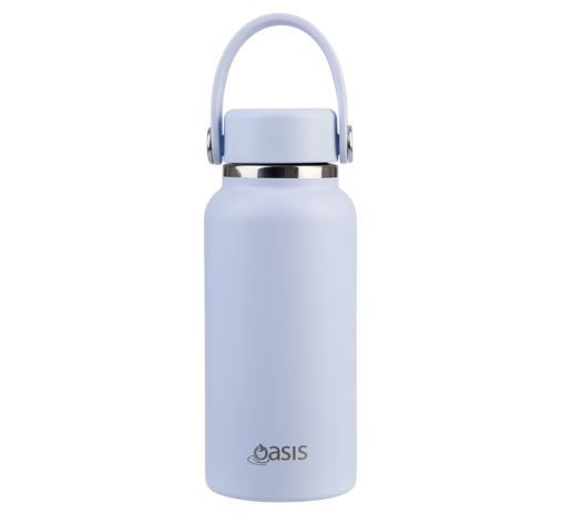 Oasis Stainless Steel Double Wall Insulated Mini Bottle 300ml - Periwinkle