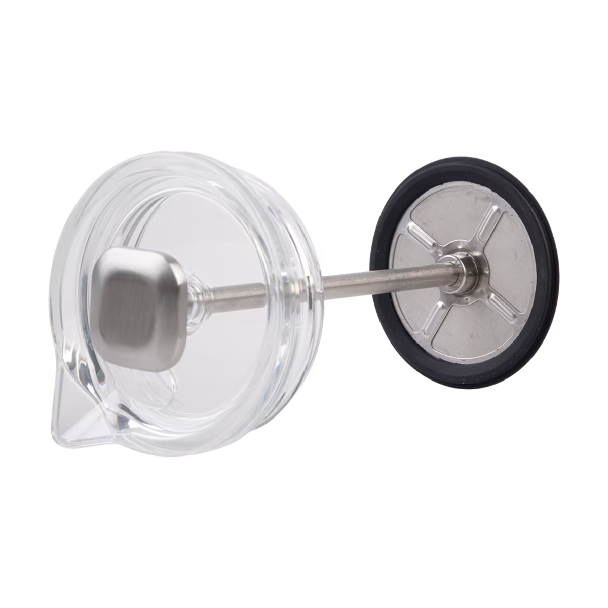 Oasis Stainless Steel Double Wall Insulated Coffee Press 4 Cup 600ml - Black