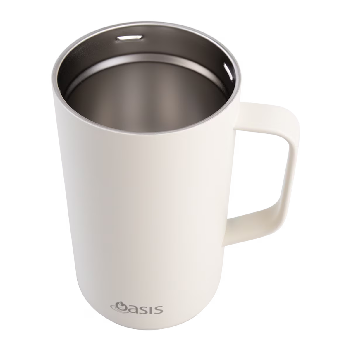 Oasis Stainless Steel Double Wall Insulated Coffee Press 8 Cup 1L - Alabaster