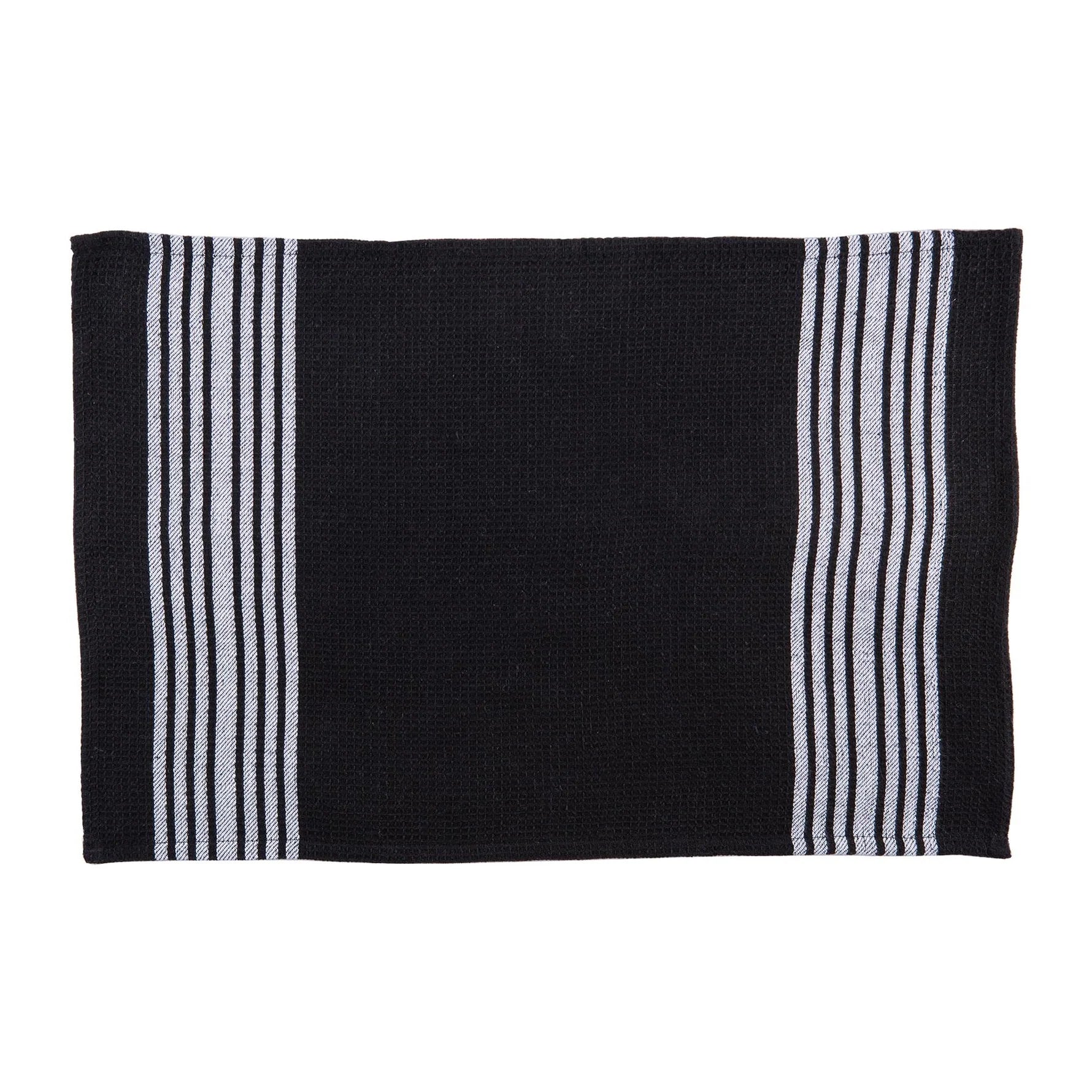 Nicola Spring Turkish Cotton Tea Towel 60 x 40cm - Black