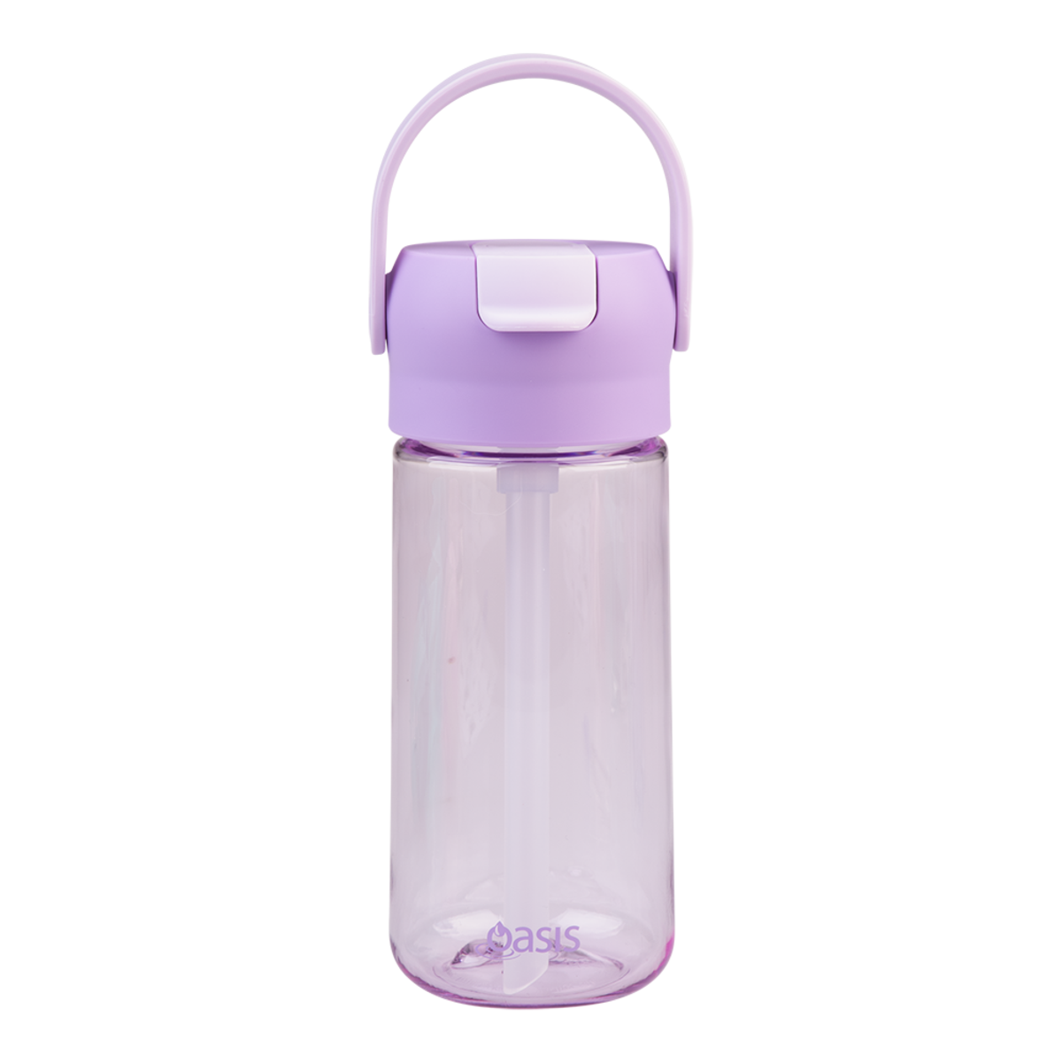 Oasis 'Flip'n'Sip' Tritan Kid's Drink Bottle 460ml - Lavender