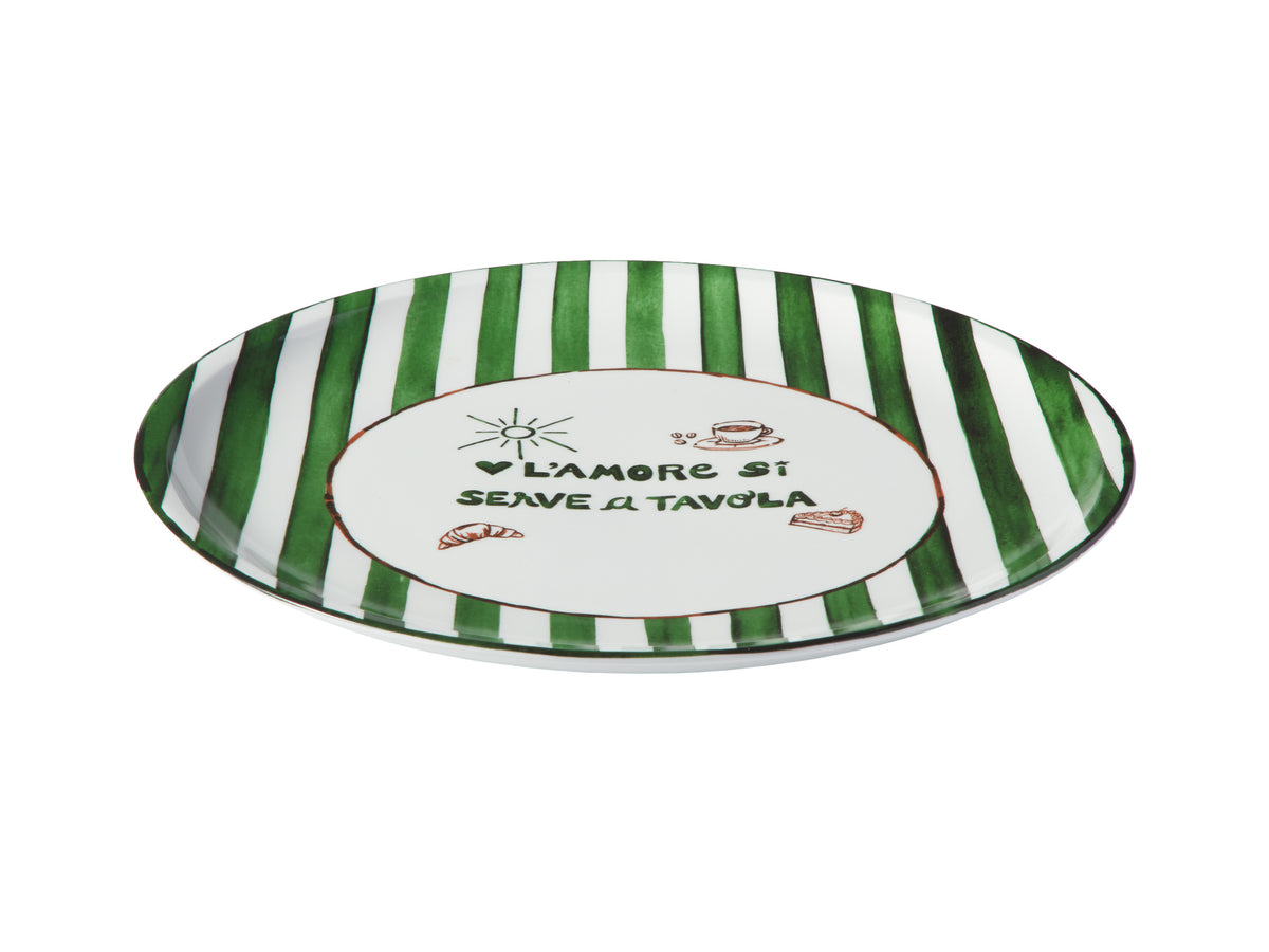 Casa Domani Aperitivo Club Dolce Coupe Plate 33cm Gift Boxed