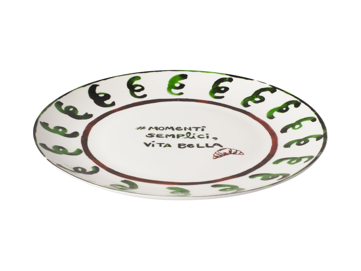 Casa Domani Aperitivo Club Dolce Coupe Side Plate Momenti 19cm