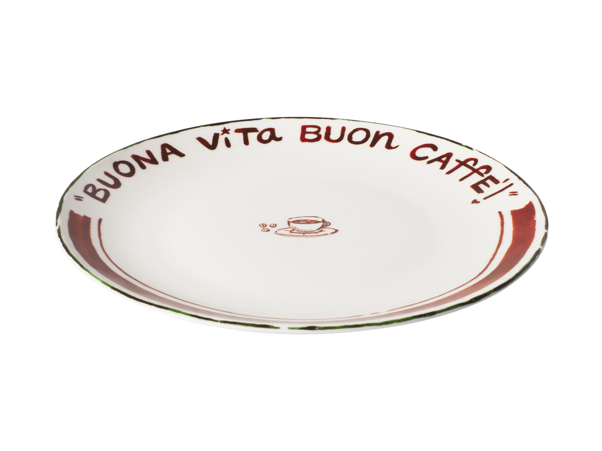 Casa Domani Aperitivo Club Dolce Coupe Side Plate Caffe 19cm