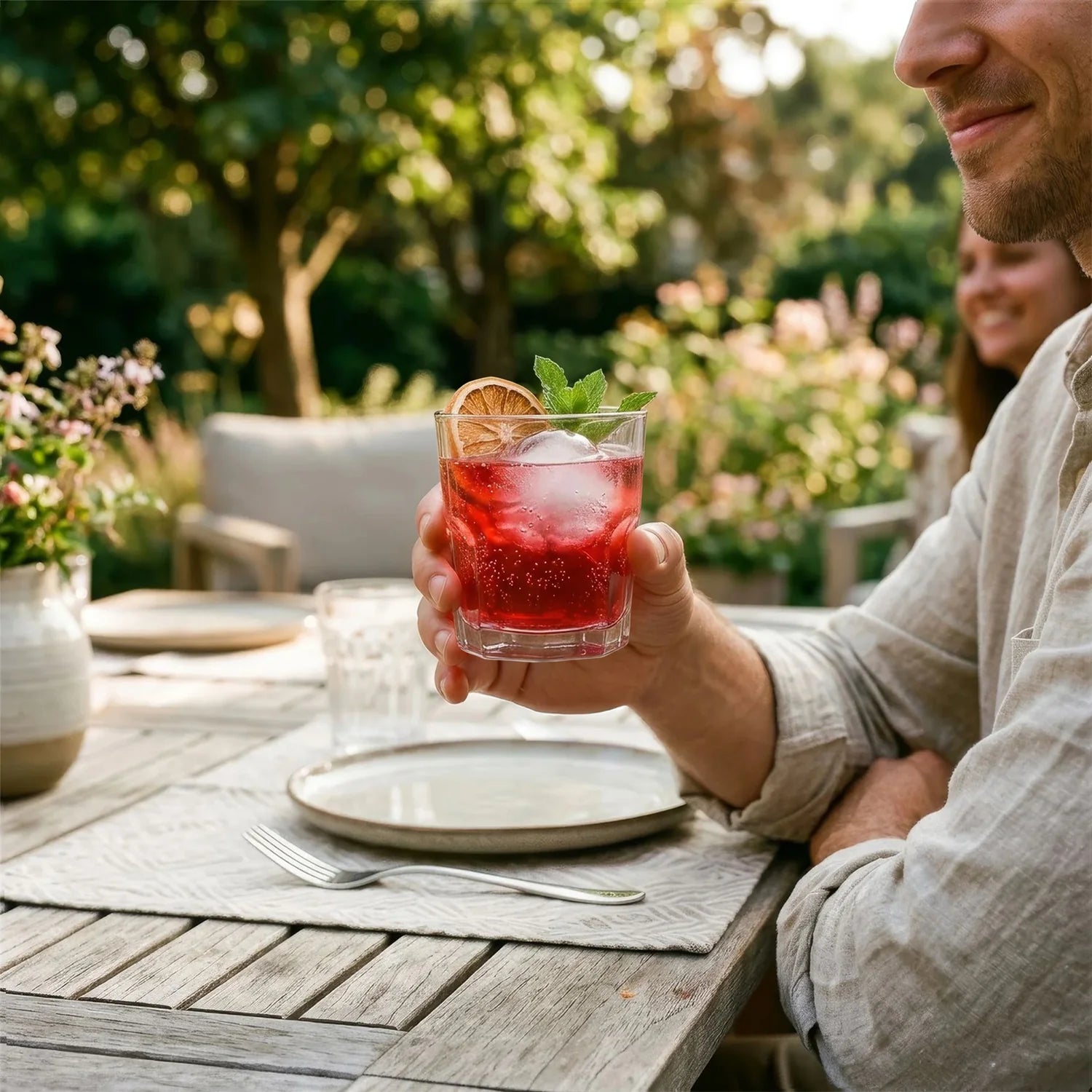 Panelled Glass Tumblers 285ml - Pack of 6