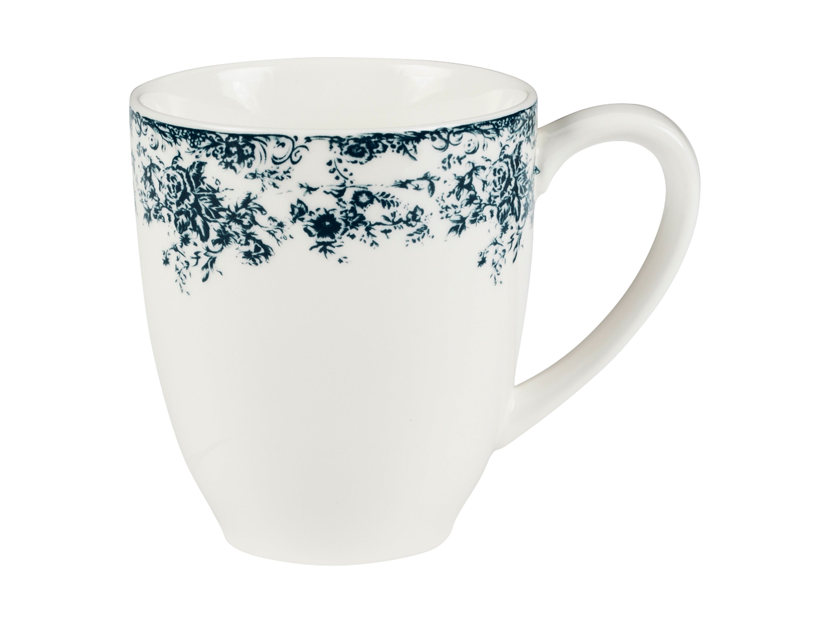 Casa Domani Rosetta Coupe Mug Antique Blue - 370ml