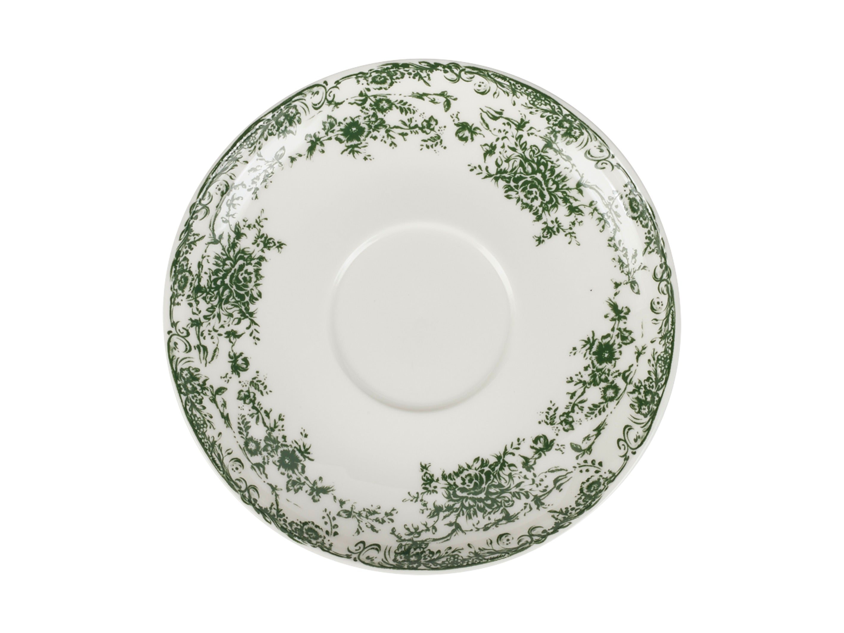 Casa Domani Rosetta Cup And Saucer Antique Green - 200ml