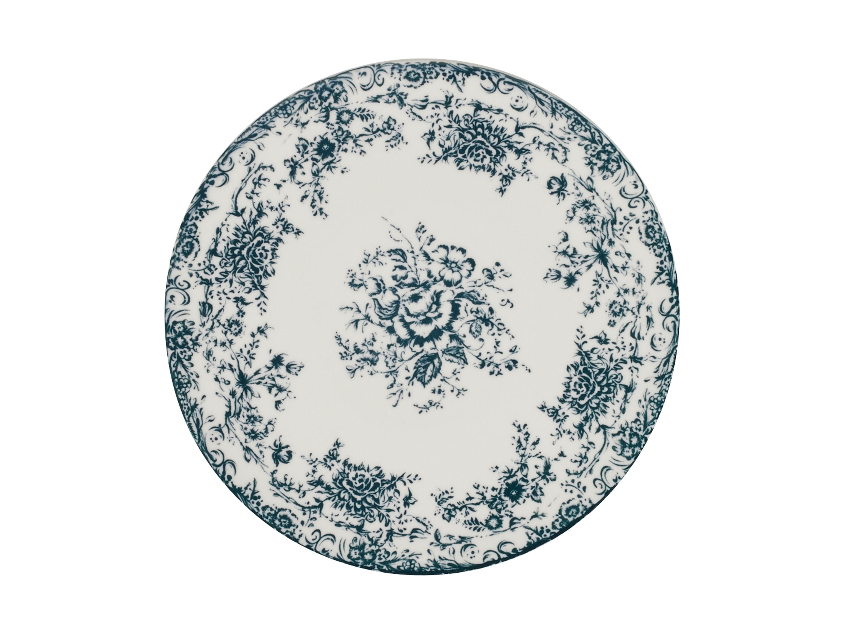 Casa Domani Rosetta Footed Cake Stand 20cm Antique Blue Gift Boxed