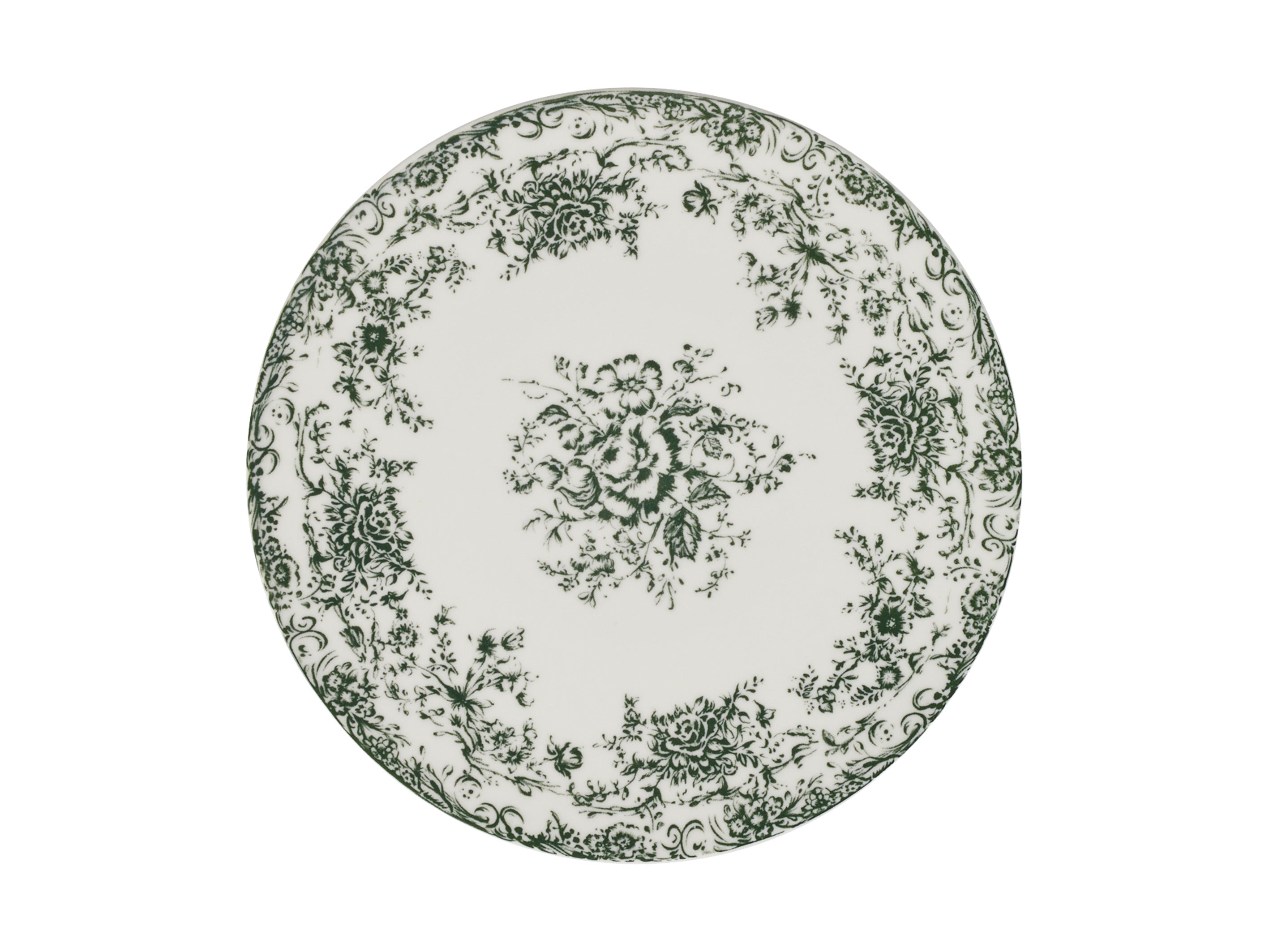 Casa Domani Rosetta Footed Cake Stand 20cm Antique Green Gift Boxed