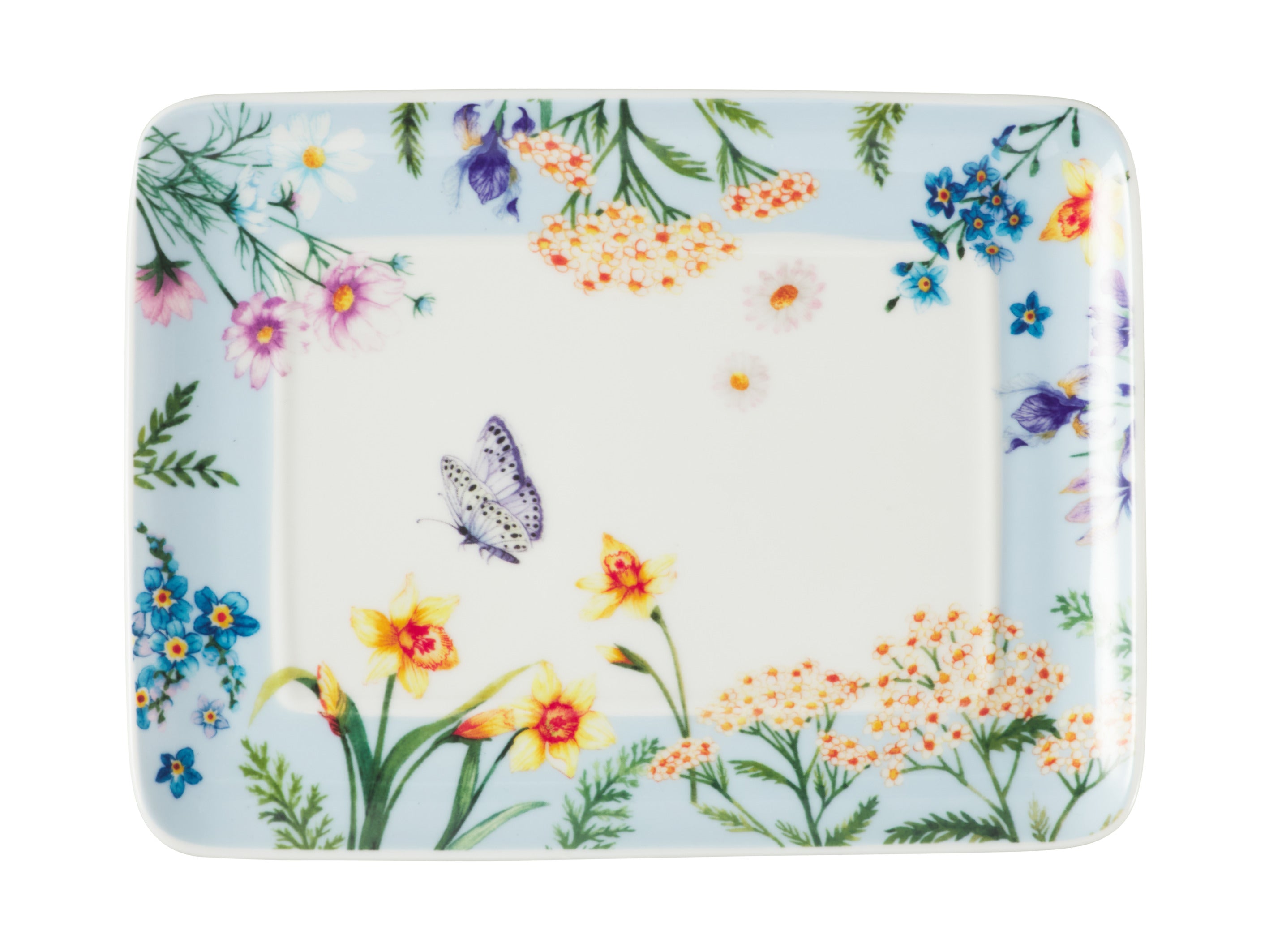 Maxwell & Williams Fluttering Meadow Butter Dish 17.5x13x11cm - Gift Boxed