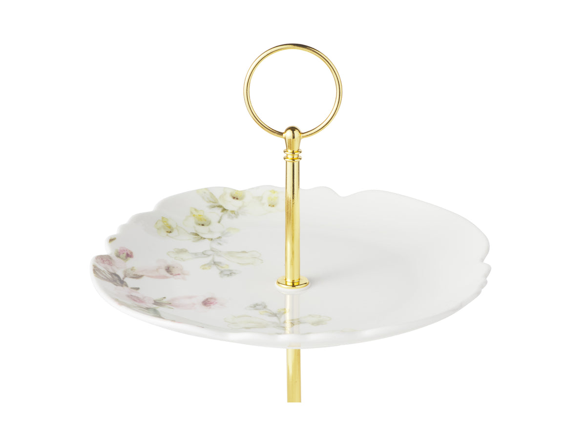 Maxwell & Williams Royal Botanic Gardens Foxglove 2 Tiered Entertaining Set Gift Boxed