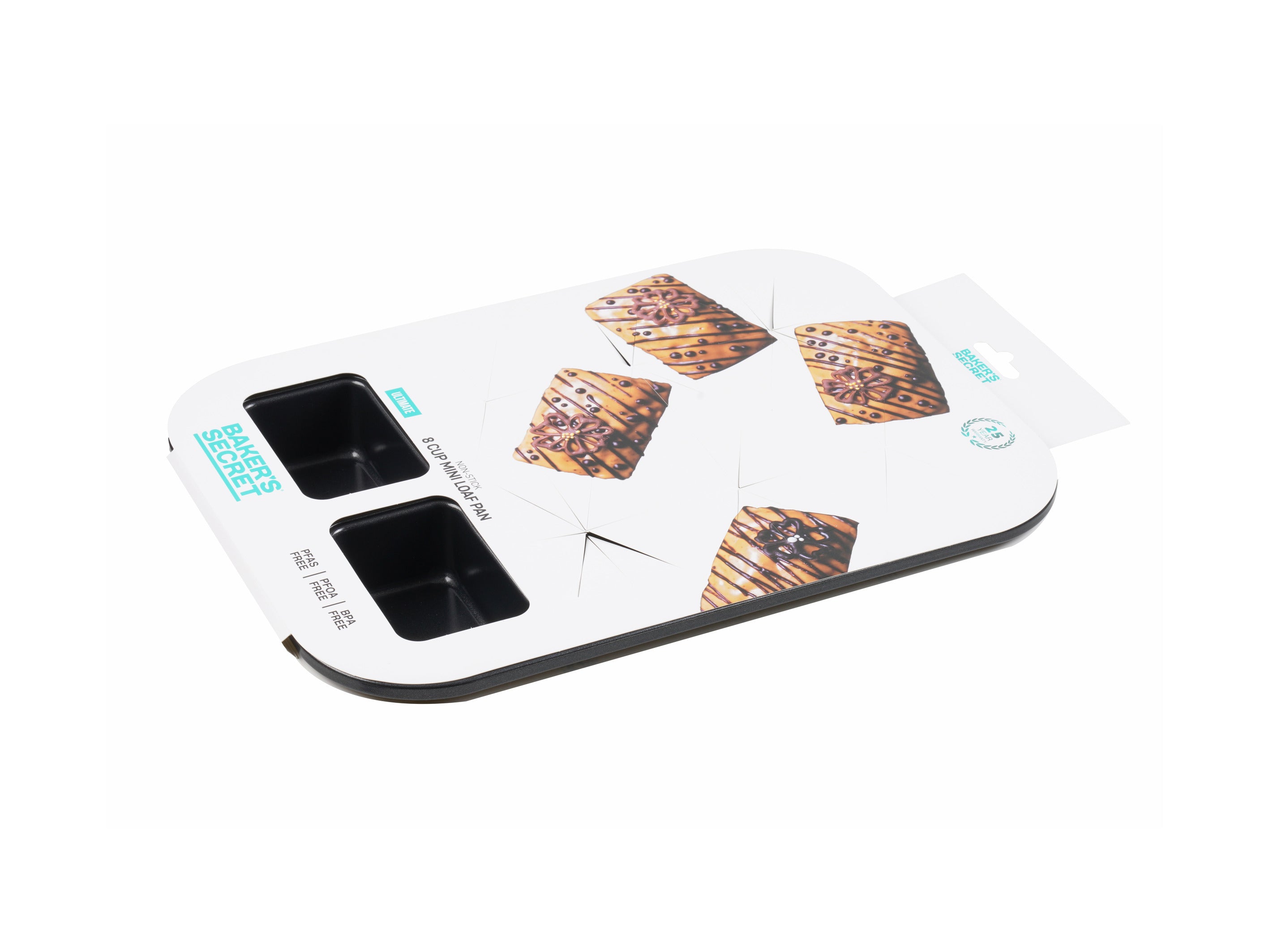 Bakers Secret Ultimate Non-Stick Mini Loaf Pan -  8 Cup