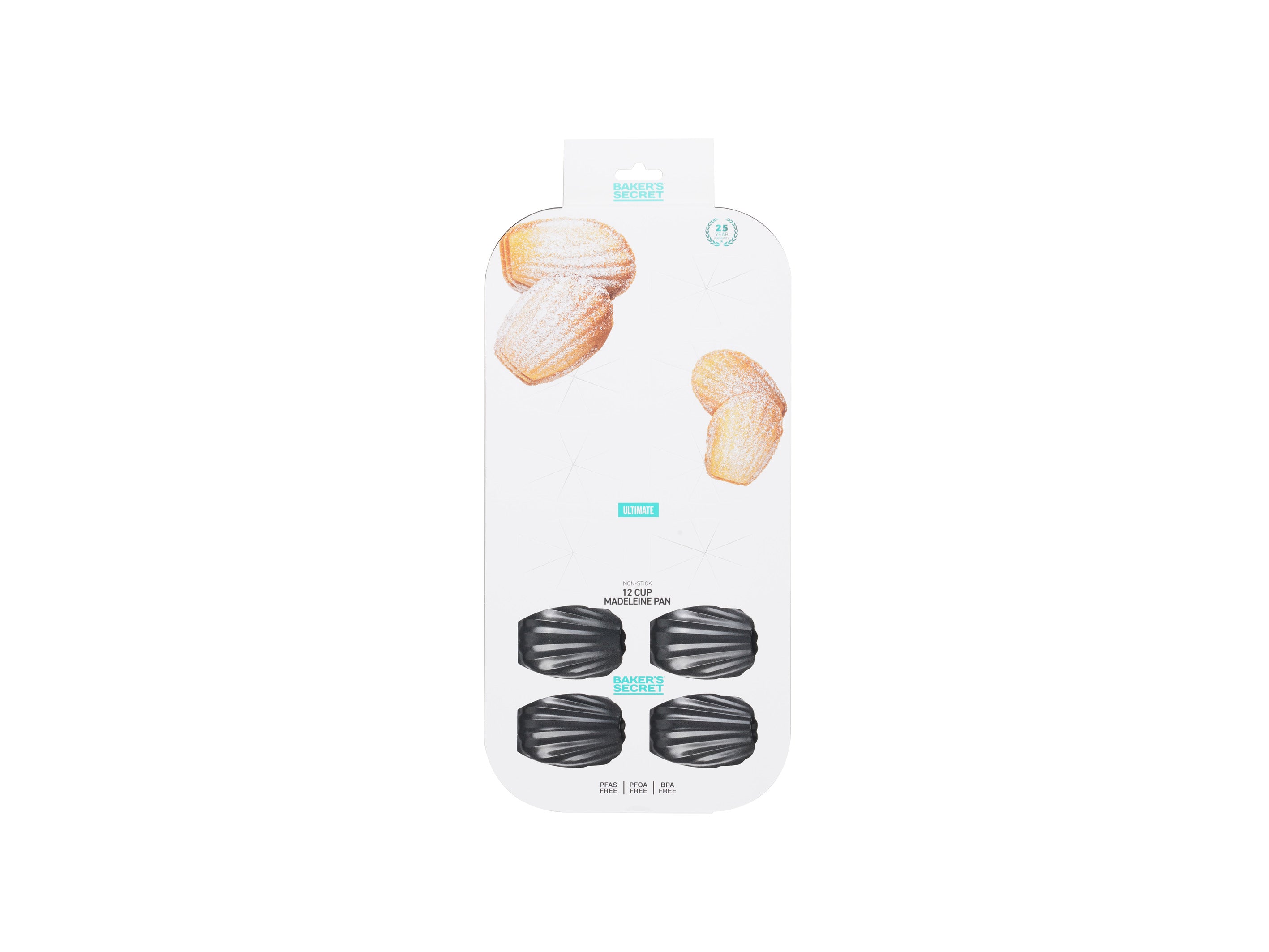 Bakers Secret Ultimate Non-Stick Madeleine Pan - 12 Cup