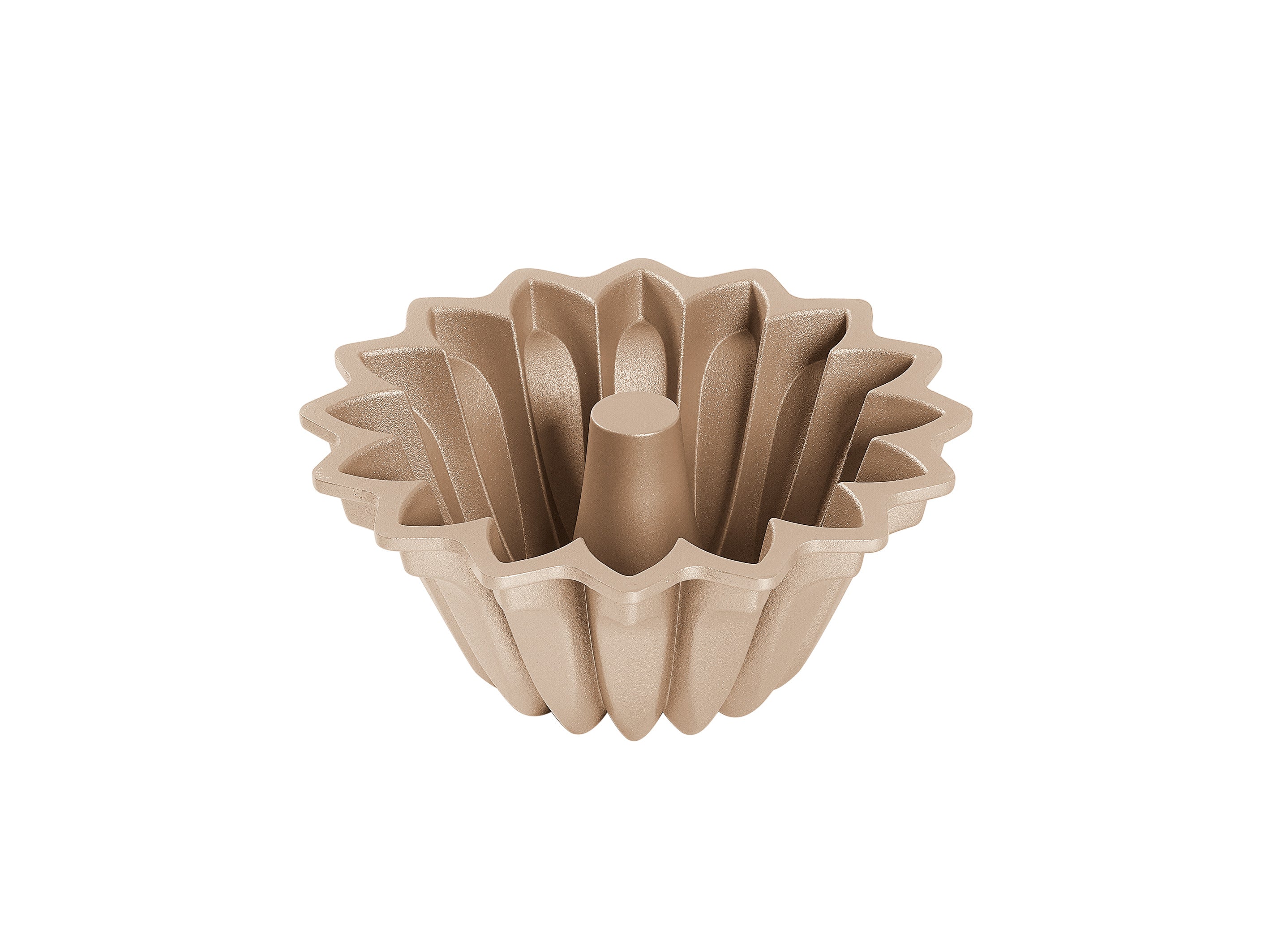 Bakers Secret Fluted Spring Water Non-Stick Cast Aluminium Fluted Pan - Champagne - Gift Boxed - 21.5x10.7cm