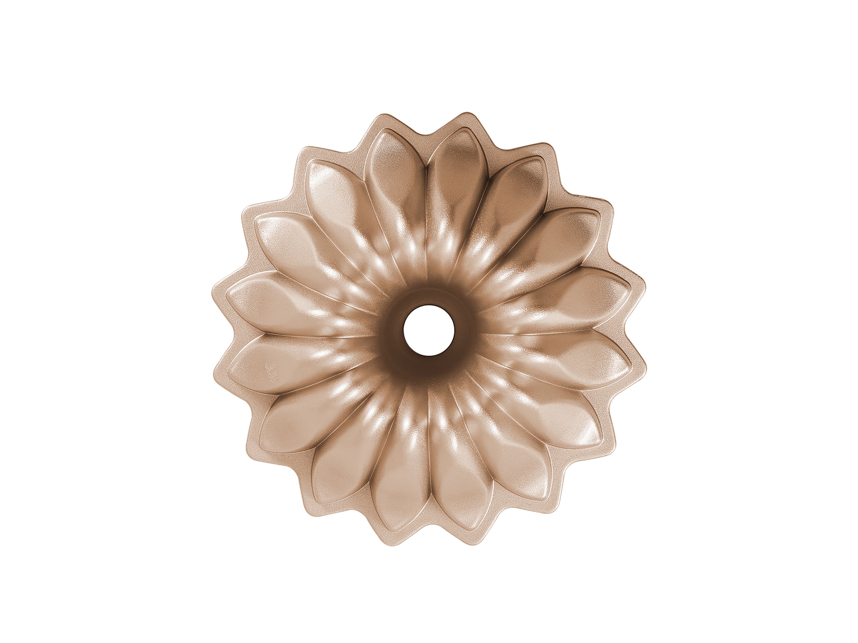 Bakers Secret Fluted Spring Water Non-Stick Cast Aluminium Fluted Pan - Champagne - Gift Boxed - 21.5x10.7cm
