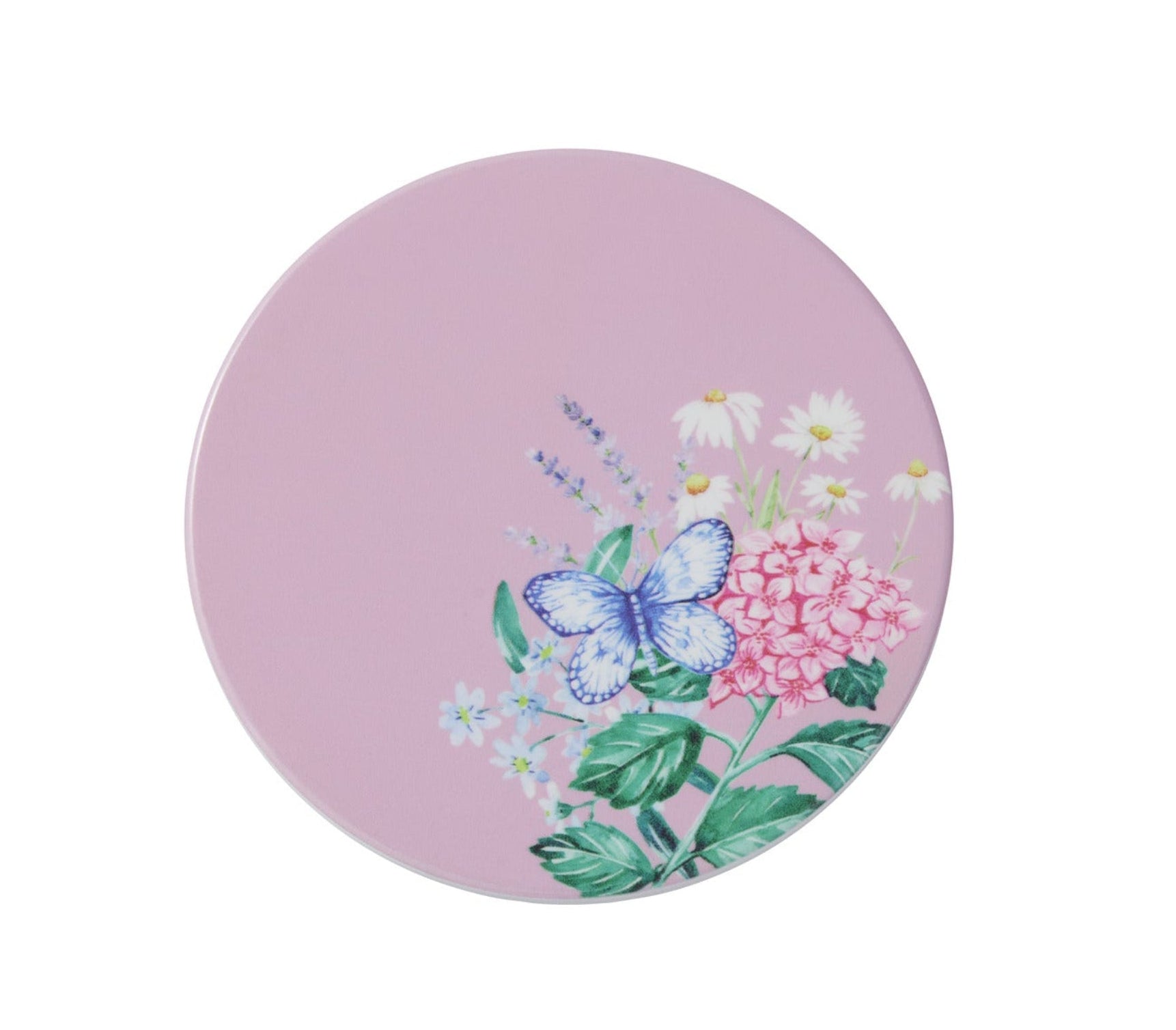 Maxwell & Williams Botanica Ceramic Round Coaster 10cm - Pink