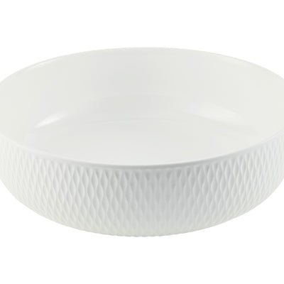 Maxwell & Williams White Basics Diamonds Serving Bowl 30x9.5cm - Gift Boxed