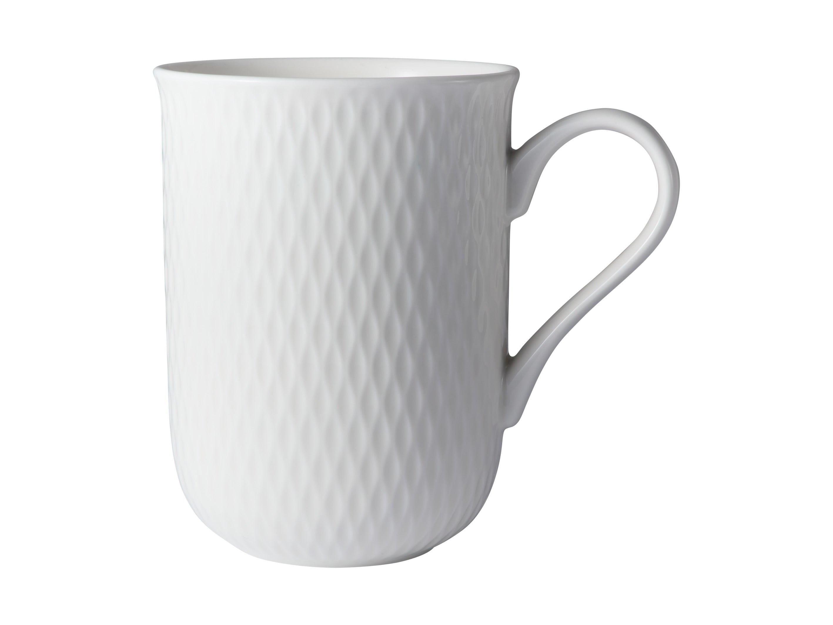 Maxwell & Williams White Basics Diamonds Regent Mug - 350ml