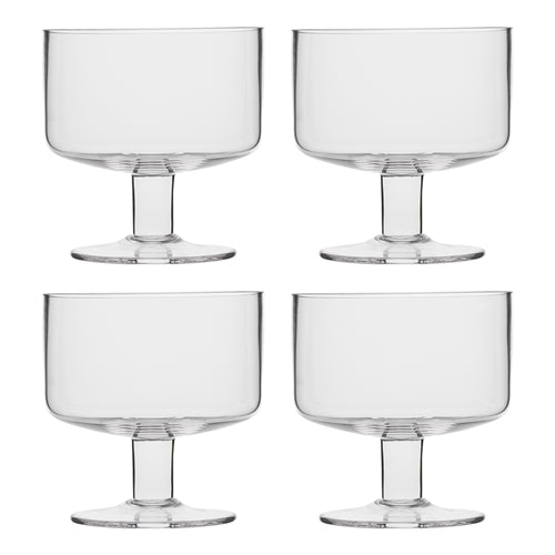 Ecology Classic Set of 4 Footed Bowls 10cm