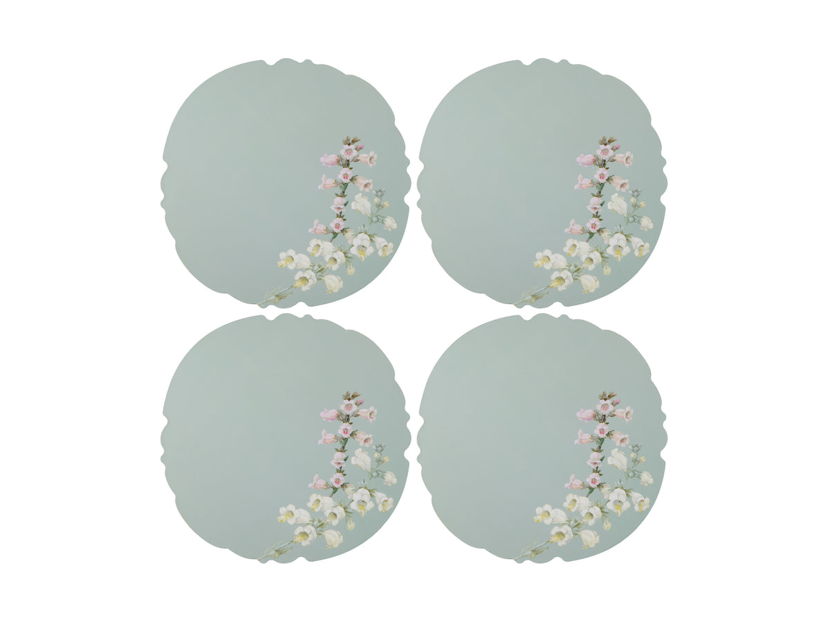 Maxwell & Williams Royal Botanic Gardens Foxglove Cork Back Placemat 32cm Set of 4 Gift Boxed