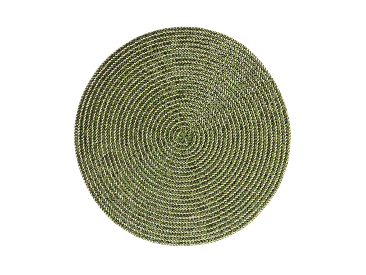 Casa Domani Cala Woven Placemat 36cm Green