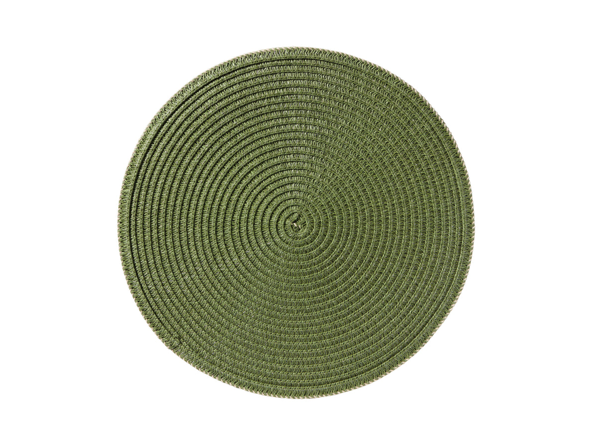 Casa Domani Cala Woven Placemat 36cm Green