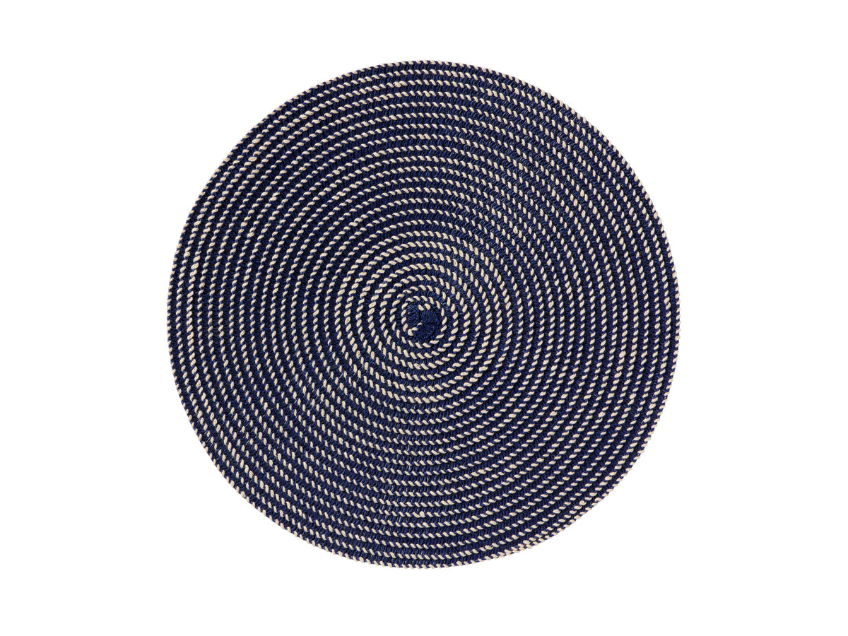 Casa Domani Cala Woven Placemat 36cm Navy