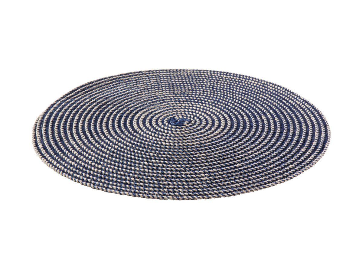 Casa Domani Cala Woven Placemat 36cm Navy