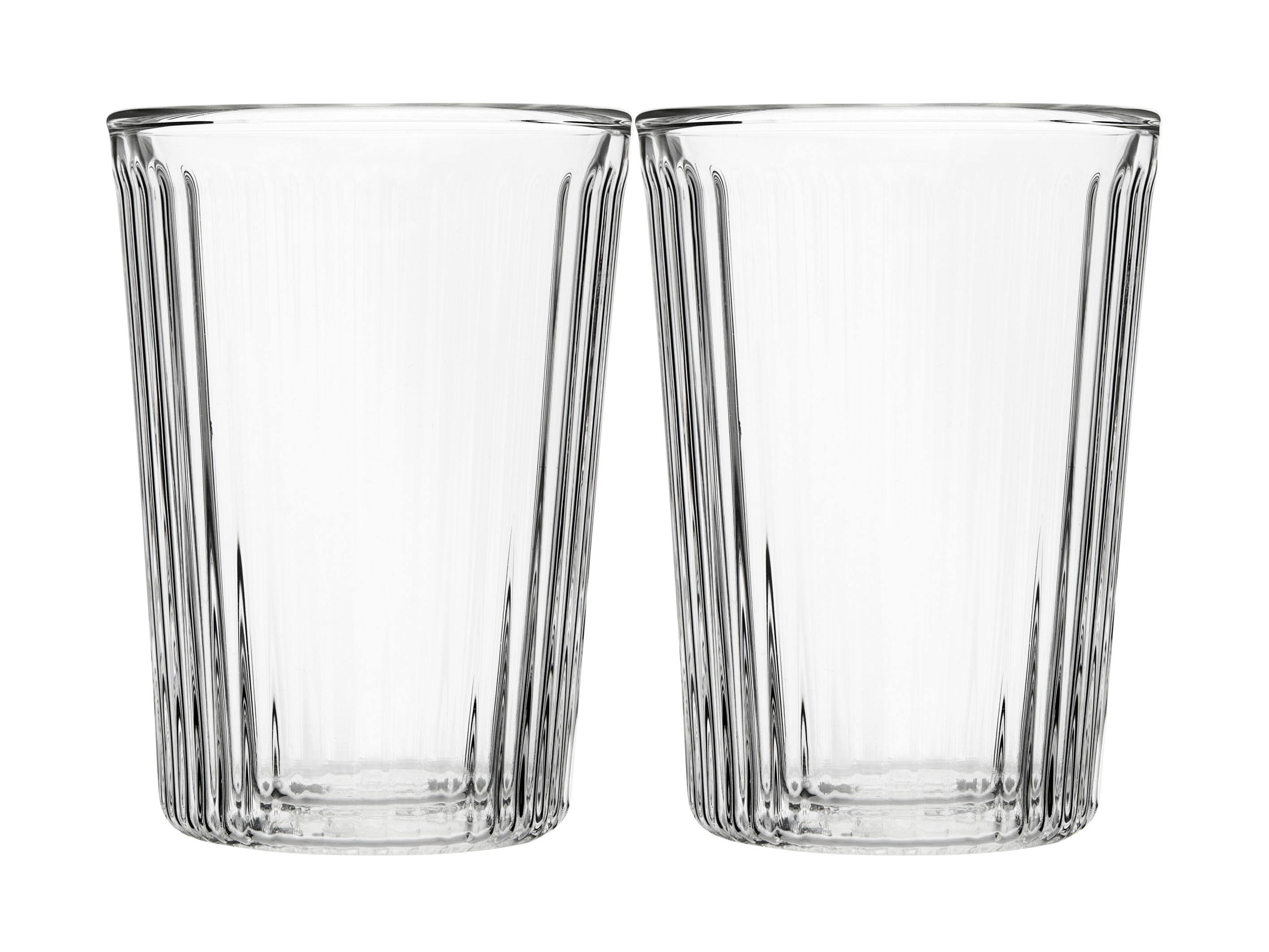Maxwell & Williams Blend Stripey Double Wall Cup 250ml - Set of 2
